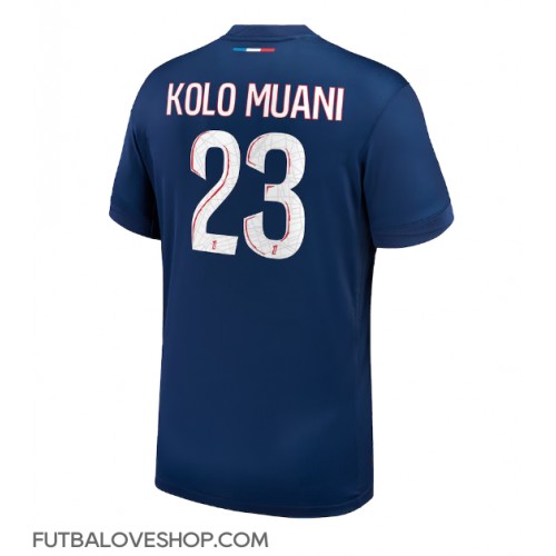 Dres Paris Saint-Germain Randal Kolo Muani #23 Domáci 2024-25 Krátky Rukáv